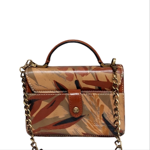 Patricia Nash Mini Camo Leather Crossbody Bag Very Gently Loved - Picture 2 of 12